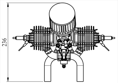 HR-4 Multi-Fuel Aviation Piston Engine - 辽宁艾克司科技有限公司